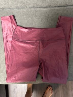 NOLI metallic red/blush leggings